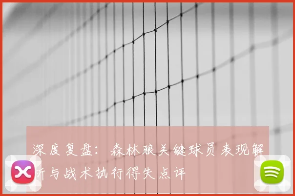 深度复盘：森林狼关键球员表现解析与战术执行得失点评